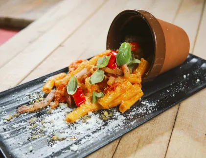 Maccheroni Pasta "Spilusi" Style