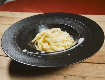 Cacio e Pepe pasta "Spilusi" Style